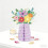 Dreidimensionale Papiervase, Wabendekoration für-1 3 3