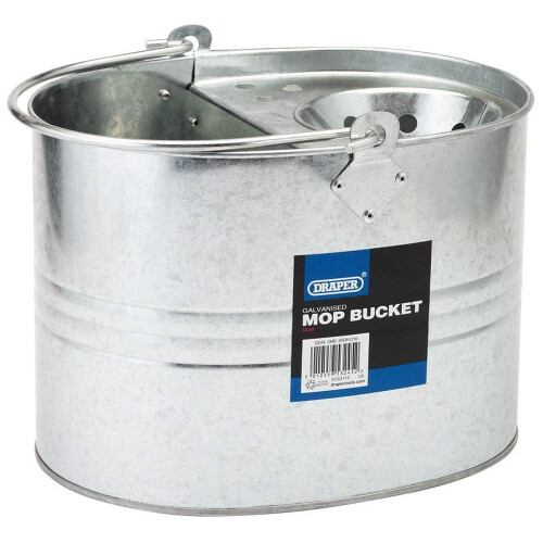 Draper Draper 53245 Galvanised Mop Bucket , Blue