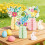 Dreidimensionale Papiervase, Wabendekoration für-1 3 5