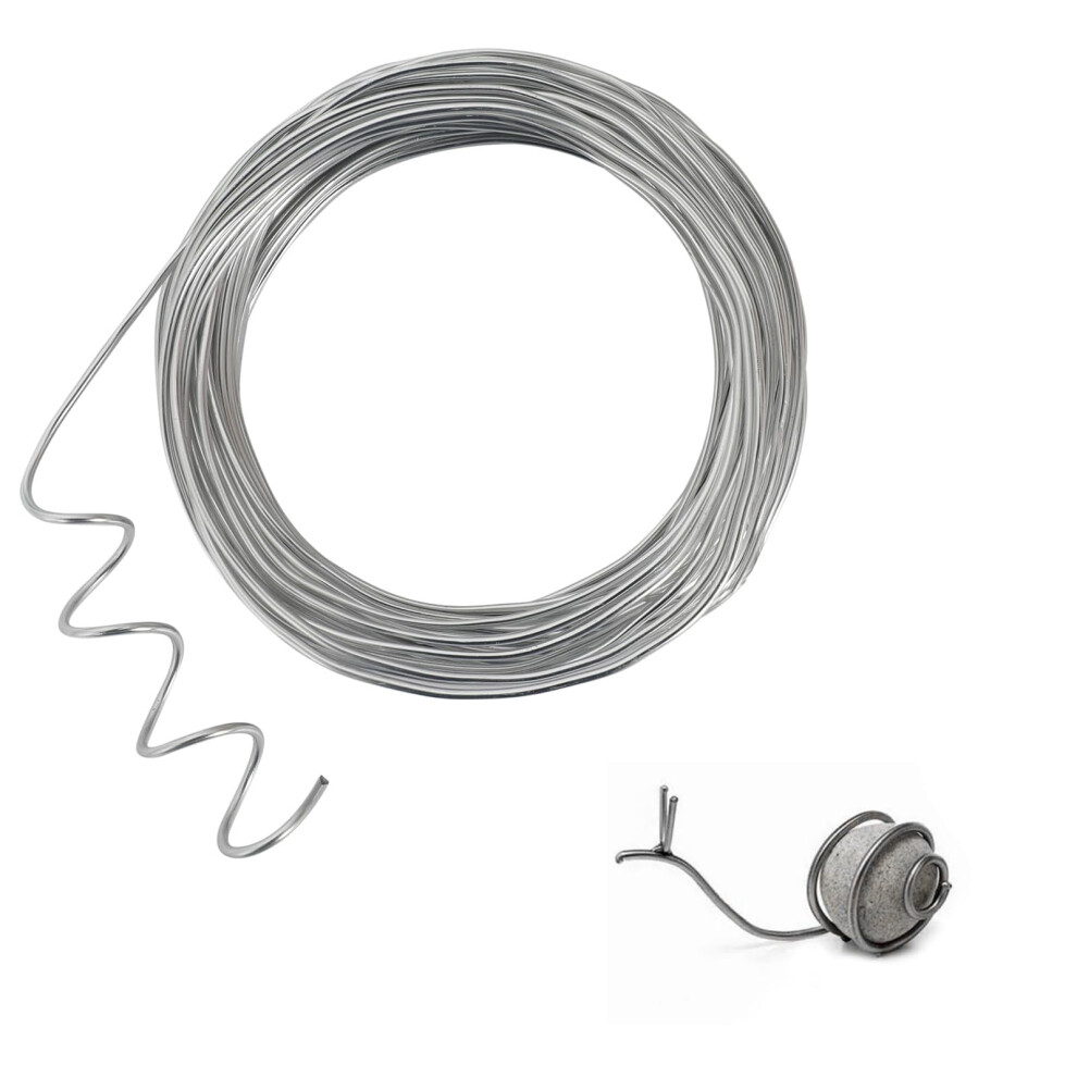 12-Gauge 2Mm Aluminum Craft Wire 50Ft Silver 9499224411074
