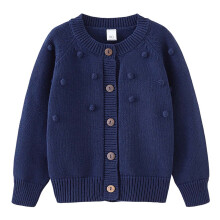 JMKQLZ Kids Cardigan Sweater Long Sleeve School Uniform Knit Cardigan Button Cable Clousure Sweater for Fall and Winter