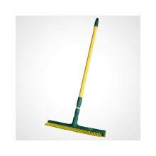 GardiRex 42 mm silicone groove cleaning broom | Rubber floor cleaning broom with telescopic handle | Rubber floor cleaning brush