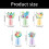 Dreidimensionale Papiervase, Wabendekoration für-1 3 4
