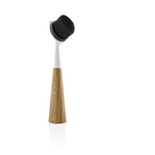 EVA SOLO | Dish Brush Oak Nylon White | Effortless Washing-Up Brush for Stubborn Debris | Easy to Clean & Store | Removeable Brush Head | White