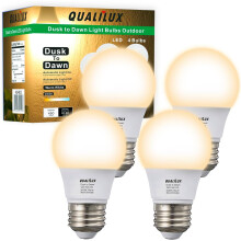 A15 Dusk to Dawn LED Bulbs 450 lm Warm White 5W E26 4-Pack