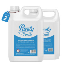 Blake & White Germicidal Washroom Cleaner Concentrate 5L - Purely Smile Bathroom Cleaner for Ceramic, Stainless steel & Non Porous Surfaces -