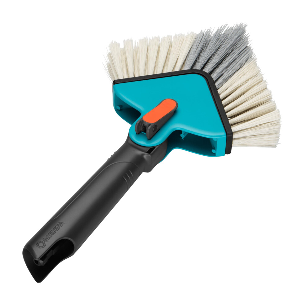 Gardena Combisystem Angle Broom: Comfortable Eckbesen For Removing E.g. Cobwebs In Corners, Variable Working Angle (3634-20)