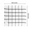 Grid Pattern Kitchen Towel Cotton Terry 12x12 Inch White 3