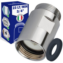 Magnetic Oust Descaler for Dishwashers and Washing Machines Connection 3/4" Flow Rate 23 lt/min - MADE IN ITALY - MONTERAL