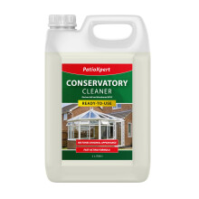 PatioXpert ? Conservatory & UPVC Cleaner 5L ? Streak-Free Cleaner for Frames, Fascias & Guttering ? Removes Dirt, Mould & Stains ? Safe on White &