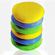 Glart H46PP microfiber dishwashing sponges set of 6, 130x25 mm, cleaning sponges for cleaners, microfiber cloth pads more thorough than cotton, simple