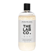 The Lab Co. Lights and Whites Wash. Non-Bio Liquid Laundry Detergent for washing machines and hand washing. Lavender and Orange Rind. 500ml for up to