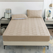 Drap-housse matelassé en polyester 200 x 150 cm