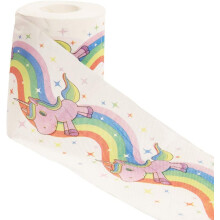 getDigital Rainbow Unicorn Toilet Paper | Gift Box Included | 1 Roll of 200 Sheets | Triple Ply
