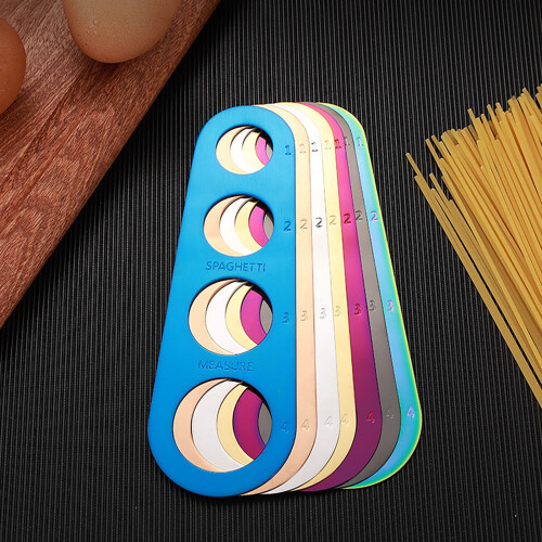 Stainless Steel Spaghetti Measurer - 4-Serving Pasta Portion Control Tool for Kitchen 2