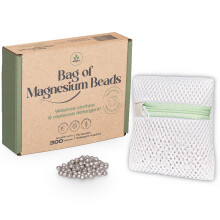 Moonizip Eco-Friendly & Hypoallergenic Laundry Detergent | Bag of Magnesium Beads reusable up to 350 loads | Replaces Washing Detergent | Fragance
