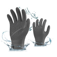 Vgo... Star?sh-Gen Household & Chemical Resistance Reusable Work Gloves,Seamless Gloves,Waterproof,Anti-slip, food processing,fish processing,Chemical
