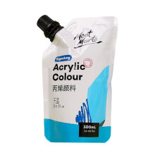 Akrylfärgset 11 färger 100 ml påsar