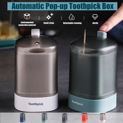 Dispenser automatico di stuzzicadenti Bianco Blu Verde Arancione