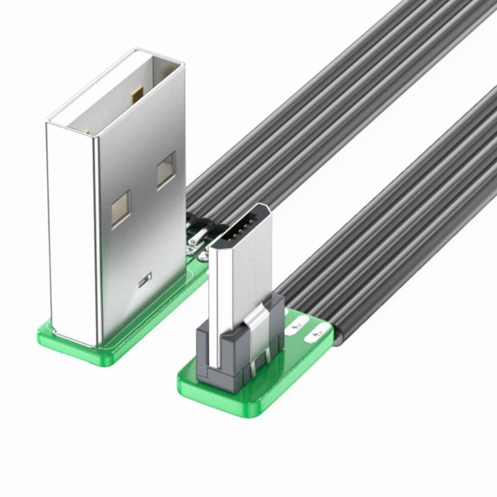 Usb To Micro Usb Right-Angle Cable For Charging And Data 962029783152