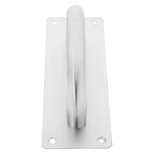 Poignée de porte en acier inoxydable argentée S