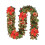Guirlanda de Natal em PVC com Mistura de Agulhas de Pinheiro, 70,9 x 11,8 polegadas, Material para Decoração de Porta e Árvore de Natal 2