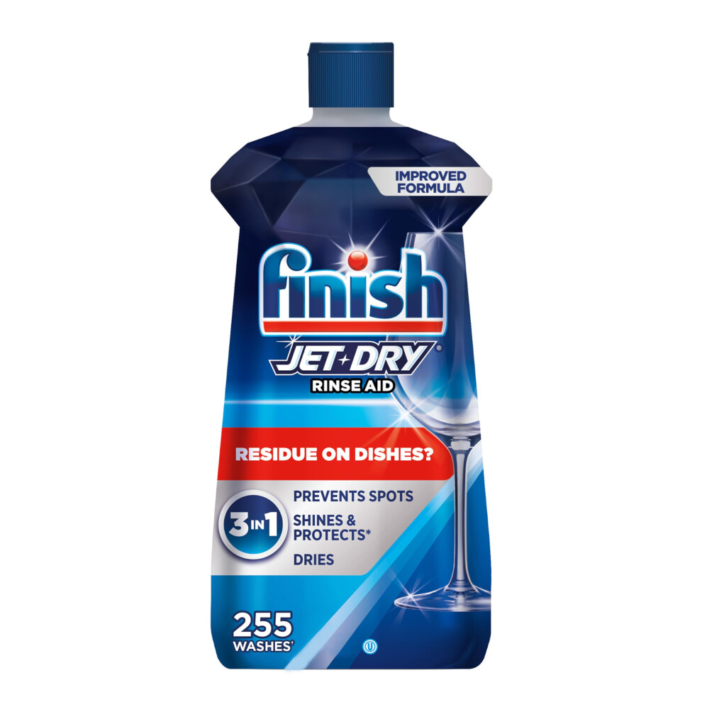Finish Jet Dry Dishwasher Rinse Agent Liquid, Original, 23 Ounce