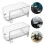 Porte-bouteilles empilable en plastique, lot de 2 1