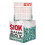 Acryl spaarpot, transparant, rood, 1 stuk 1