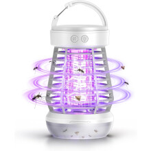 3-in-1 Insektenvernichterlampe 2000V Weiß
