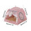 Cat Cave Bed Soft Warm Foldable Washable Tent with 3