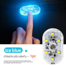 Lampe tactile autocollante pour toit de voiture, 6 W, pour une utilisation intérieure nocturne.