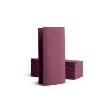 Alvotex Chic Airlaid 50 Napkins, 1/8 Fold Fabric-Like, Disposable Napkin, 39 x 40 cm, Plum