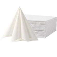 JEBBLAS White Napkins,Disposable Napkins,Linen Feel Napkin,Luxury Paper Towel for Kitchen, Bathroom, Parties, Weddings, Dinners or Events,40x40cm,Pack
