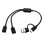 Cable divisor USB USB-A y USB-C a 2 o 3 puertos 1