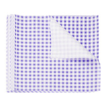 sourcing map 200pcs Square Checkered Wax Paper Sheets 9.84" x 9.84" Oil-Absorbing Dry Food Wrapping Paper for Sandwich Baking Paper Liners Picnic