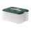 4-Layer Dumpling Freezer Case, Stackable Plastic Fridge Organizer with Lids – Compatible with Standard Refrigerators 2
