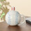 Baseball Shape Ceramic Coffee Mug 420ml Teas Cup Porcelain-Red 7