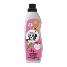 Marcel's Green Soap - Universal Washing Liquid Patchouli & Cranberry - Laundry Detergent - Vegan - 97% Biodegradadable