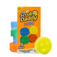 Scrub Daddy Scratch-Free Multipurpose Kitchen Sponges - Bulk Dish Sponges for Kitchen, Bathroom, Household Cleaning & More - Made with BPA-Free