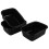 Aninhao 12 Litre Rectangular Washing Up Bowl for Sink, Black Plastic Dish Wash Basin, 4 Pack 1