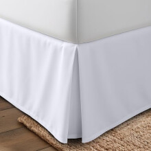 Jupe de lit Queen 60 x 80 po avec retombée de 16 po en microfibre