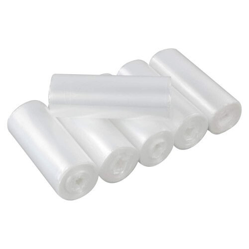 Mayish 40L Trash Rubbish Bin Bags Liners, 150 Counts/6 Rolls