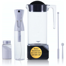 Toucan Eco Worktop Electrolysed Water Disinfectant Cleaner Kit ? 1L Eco-Friendly Multi-Purpose Cleaner, Kills 99.88% of Germs, Chemical-Free, Reusable