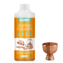 Allony Brass Cleaner, Copper Polish, Brass Cleaner and Restorer, Rust Removal Decontamination Bright Maintenance, Suitable for Copperware, Crafts,