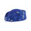 Chapeau bibi à fleurs pour femme, bleu 1