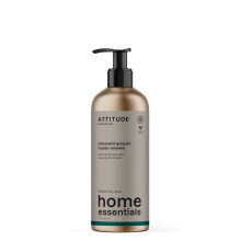 ATTITUDE Washing Up Liquid, EWG Verified, Plant and Mineral-Based Ingredients, Vegan Household Products, Lavender and Rosemary, Refillable Aluminum