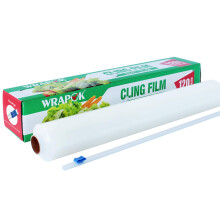 WRAPOK Catering Cling Film Dispenser and Cutter Kitchen Plastic Food for Kitchen, 450mm x 120m
