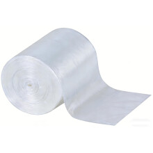 Xeabia 50 Litre Clear Bin Bags, Trash Bin Liners, Transparent Rubbish Bags, 90 Bags