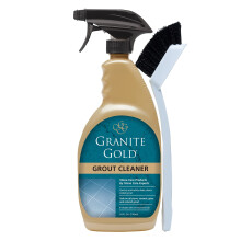 Granite Gold Grout Cleaner Spray with Brush for Stone, Ceramic, Glass & Colored Grout, 710 mL (Pack of 1)